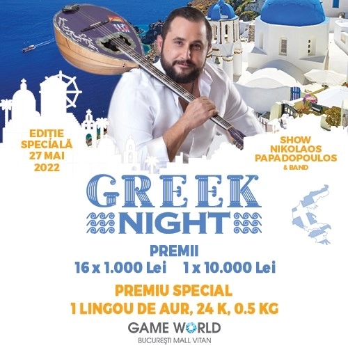 imagine promoțională greek night