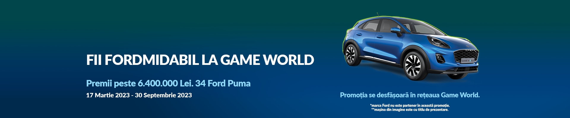 FII FORDMIDABIL LA GAME WORLD ALBA IULIA